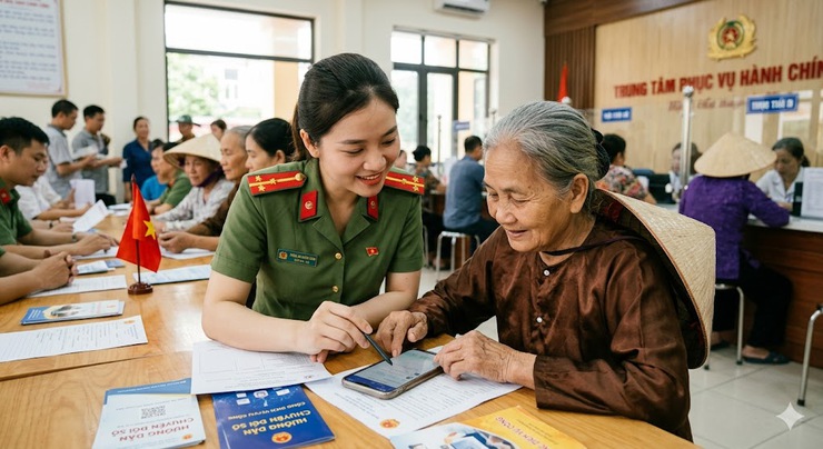 Công an xã Ô Diên cảnh báo thủ đoạn lừa đảo công nghệ cao giả danh cán bộ Quân đội và chiêu trò “nhận quà miễn phí” trên mạng xã hội- Ảnh 1.