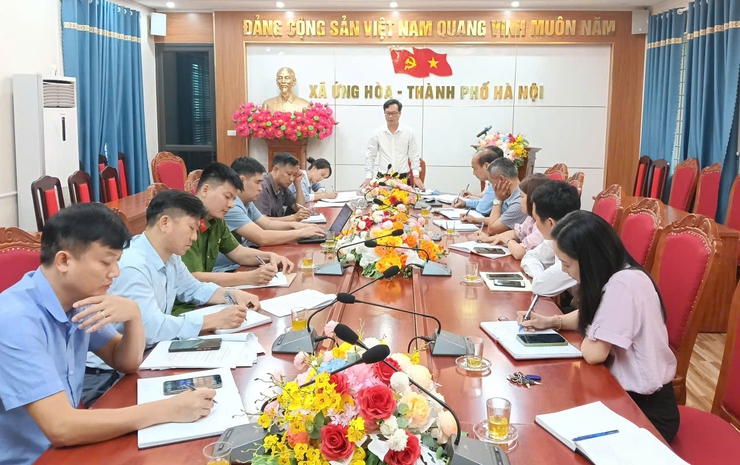 UBND XÃ ỨNG HOÀ TRIỂN KHAI CÔNG TÁC KIỂM TRA LIÊN NGÀNH VỀ AN TOÀN THỰC PHẨM- Ảnh 1.