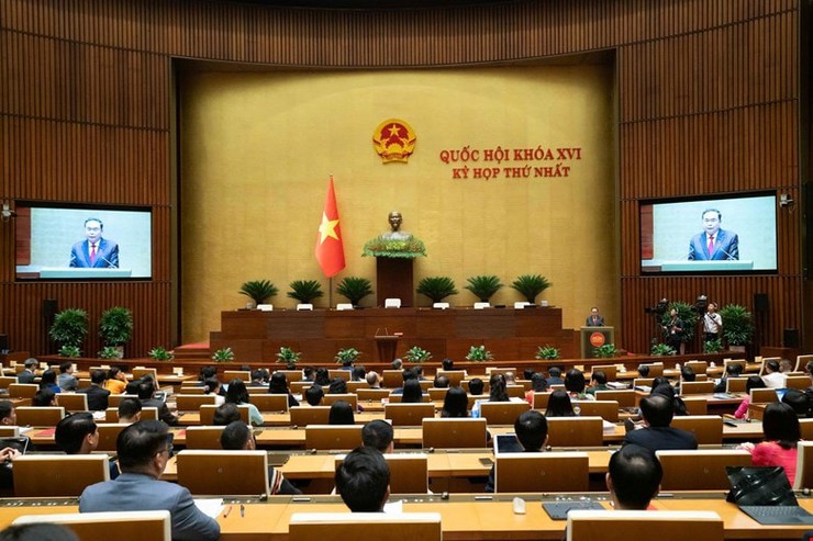 Đồng chí Trần Thanh Mẫn tái đắc cử Chủ tịch Quốc hội khóa XVI với sự tín nhiệm tuyệt đối- Ảnh 5.