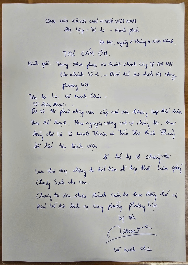 Làm thủ tục ngay tại phòng cấp cứu: Khi hành chính công đồng hành cùng người dân trong những thời khắc đặc biệt- Ảnh 1.