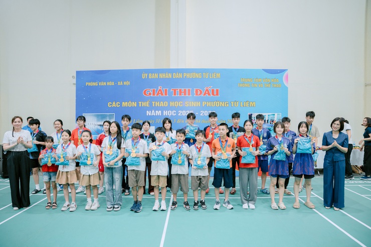 Phường Từ Liêm tổ chức thi đấu và trao giải các môn thể thao học sinh năm 2026

- Ảnh 5.