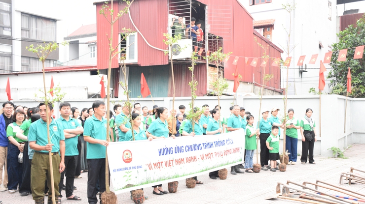 Nông dân Phù Đổng hưởng ứng trồng cây xanh, bảo vệ môi trường- Ảnh 3.