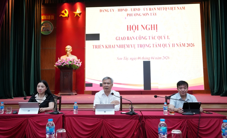 Sơn Tây triển khai nhiệm vụ trọng tâm quý II/2026- Ảnh 1.