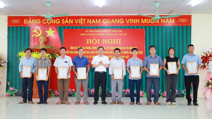  Ban Chỉ đạo 89 xã Suối Hai tổng kết công tác phòng, chống ma túy năm 2025 và triển khai nhiệm vụ trọng tâm năm 2026- Ảnh 4.
