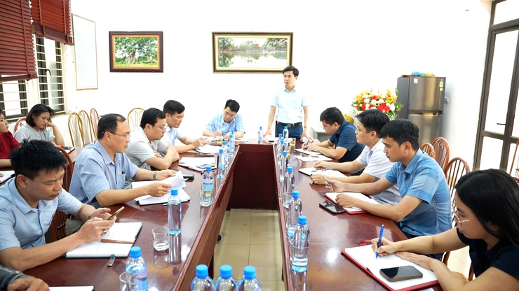 Lãnh đạo UBND xã Dương Hòa tổ chức Hội nghị làm việc với Trung tâm Dịch vụ tổng hợp về kết quả triển khai nhiệm vụ Quý I và phương hướng nhiệm vụ Quý II năm 2026- Ảnh 1.