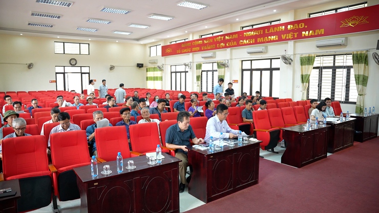 Hội nghị phổ biến mục đích, ý nghĩa, tầm quan trọng của dự án: Xây dựng thay thế trường mầm non vùng bãi Dương Liễu- Ảnh 2.