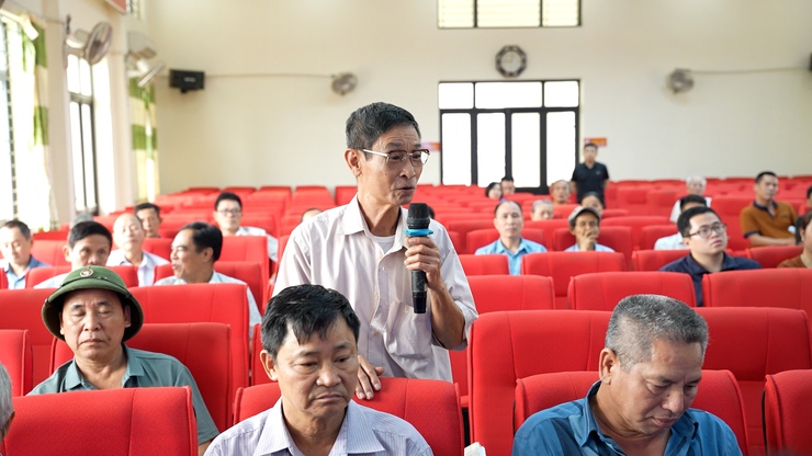 Hội nghị phổ biến mục đích, ý nghĩa, tầm quan trọng của dự án: Xây dựng thay thế trường mầm non vùng bãi Dương Liễu- Ảnh 3.