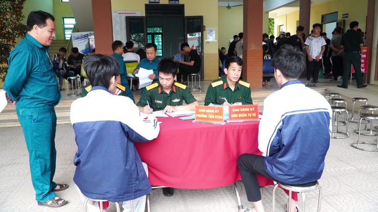 Đại Xuyên: Triển khai đăng ký nghĩa vụ quân sự lần đầu cho nam công dân đủ  tuổi 17- Ảnh 1.