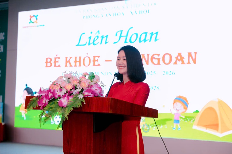 Liên hoan "Bé khỏe – Bé ngoan" cấp học mầm non xã Thiên Lộc, năm học 2025–2026: Lan tỏa niềm vui, ươm mầm phát triển toàn diện- Ảnh 3.