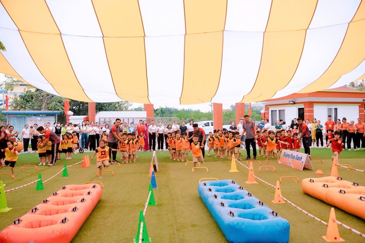 Liên hoan "Bé khỏe – Bé ngoan" cấp học mầm non xã Thiên Lộc, năm học 2025–2026: Lan tỏa niềm vui, ươm mầm phát triển toàn diện- Ảnh 9.