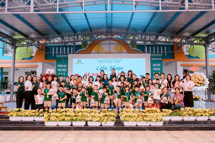 Liên hoan "Bé khỏe – Bé ngoan" cấp học mầm non xã Thiên Lộc, năm học 2025–2026: Lan tỏa niềm vui, ươm mầm phát triển toàn diện- Ảnh 19.