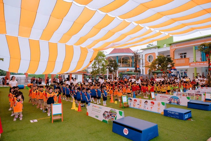 Liên hoan "Bé khỏe – Bé ngoan" cấp học mầm non xã Thiên Lộc, năm học 2025–2026: Lan tỏa niềm vui, ươm mầm phát triển toàn diện- Ảnh 5.