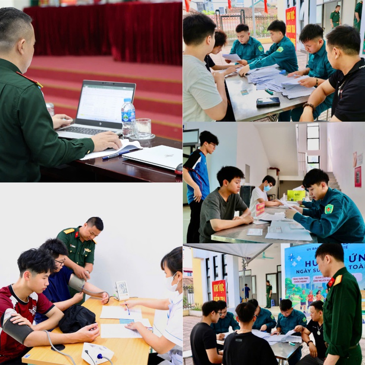 Hơn 300 thanh niên xã Tam Hưng hăng hái tham gia đăng ký nghĩa vụ quân sự năm 2026- Ảnh 2.