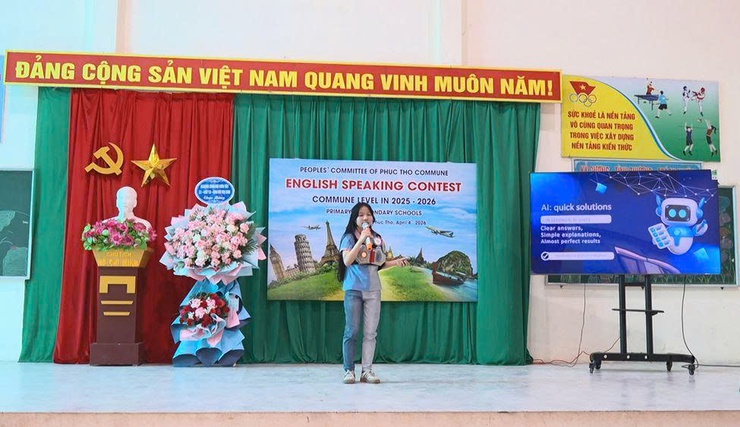 Phúc Thọ tổ chức thành công Chung khảo Hội thi Hùng biện Tiếng Anh năm học 2025–2026- Ảnh 8.