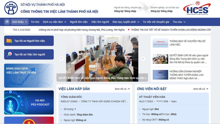 Cổng thông tin việc làm thành phố Hà Nội giúp người lao động tìm việc nhanh, tạo hồ sơ chuyên nghiệp và kết nối an toàn trong hệ sinh thái việc làm- Ảnh 1.