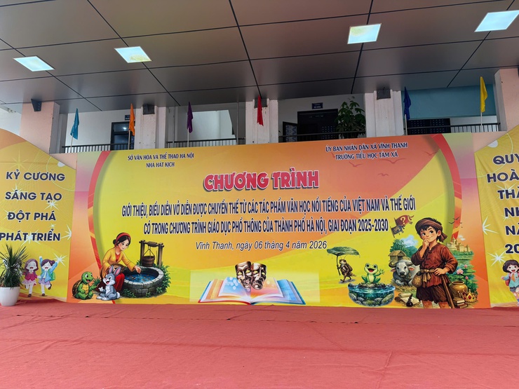 XÃ VĨNH THANH TỔ CHỨC CHƯƠNG TRÌNH GIỚI THIỆU, BIỂU DIỄN CÁC VỞ DIỄN CHUYỂN THỂ TỪ TÁC PHẨM VĂN HỌC- Ảnh 1.