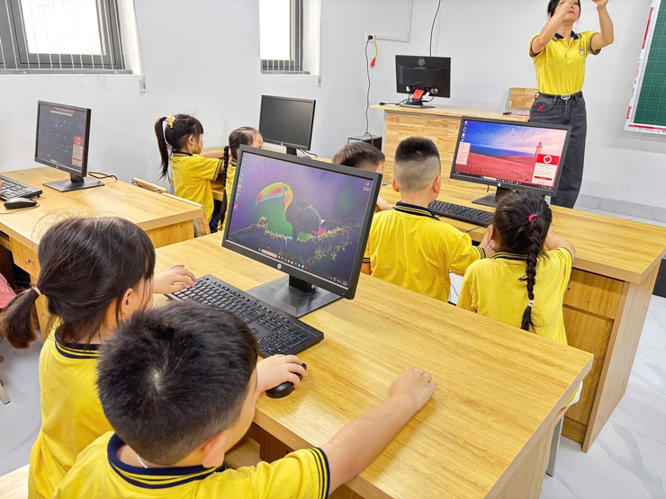 Trường Tiểu học Đoàn Thị Điểm, trường Mầm non Nhật Tảo phối hợp tổ chức chương trình Ngày hội trải nghiệm “Em là học sinh lớp 1”- Ảnh 3.