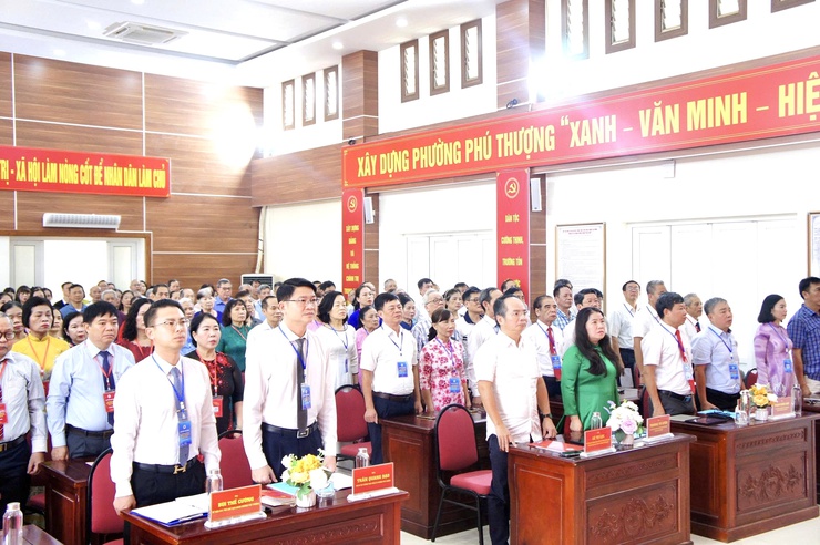 Phường Phú Thượng tổ chức thành công Đại hội Đại biểu Hội Chữ Thập Đỏ lần thứ nhất, nhiệm kỳ 2026–2031- Ảnh 3.