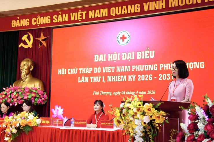 Phường Phú Thượng tổ chức thành công Đại hội Đại biểu Hội Chữ Thập Đỏ lần thứ nhất, nhiệm kỳ 2026–2031- Ảnh 4.