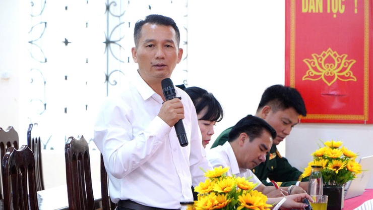 HỘI NGHỊ GIAO BAN BAN CÔNG TÁC 35 ĐẢNG ỦY QUÝ 1 BÁO CÁO VIÊN, CỘNG TÁC VIÊN DƯ LUẬN XÃ HỘI, VÀ BAN CHỈ ĐẠO THỰC HIỆN DÂN CHỦ CƠ SỞ XÃ DÂN HÒA- Ảnh 4.