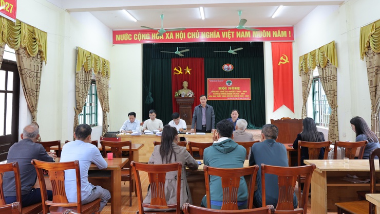 100% hộ gia đình trên địa bàn thôn Nghĩa Hảo, Khê Than (xã Phú Nghĩa) bàn giao bàn giao mặt bằng thực hiện Dự án Cải tạo, nâng cấp Quốc lộ 6 đoạn Ba La – Xuân Mai- Ảnh 4.