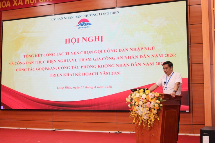 Hoàn thành 100% chỉ tiêu: Phường Long Biên tổng kết công tác tuyển quân năm 2026- Ảnh 3.