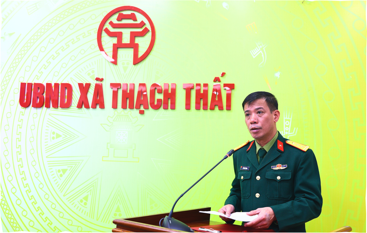 HỘI NGHỊ KÝ KẾT CHƯƠNG TRÌNH PHỐI HỢP GIỮA BAN XÂY DỰNG ĐẢNG VỚI UBND, BAN CHỈ HUY QUÂN SỰ VÀ CÔNG AN XÃ THẠCH THẤT GIAI ĐOẠN 2026 – 2030- Ảnh 5.