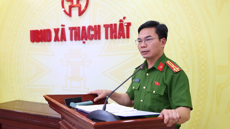 HỘI NGHỊ KÝ KẾT CHƯƠNG TRÌNH PHỐI HỢP GIỮA BAN XÂY DỰNG ĐẢNG VỚI UBND, BAN CHỈ HUY QUÂN SỰ VÀ CÔNG AN XÃ THẠCH THẤT GIAI ĐOẠN 2026 – 2030- Ảnh 3.