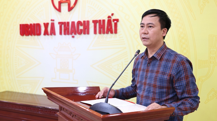 HỘI NGHỊ KÝ KẾT CHƯƠNG TRÌNH PHỐI HỢP GIỮA BAN XÂY DỰNG ĐẢNG VỚI UBND, BAN CHỈ HUY QUÂN SỰ VÀ CÔNG AN XÃ THẠCH THẤT GIAI ĐOẠN 2026 – 2030- Ảnh 4.