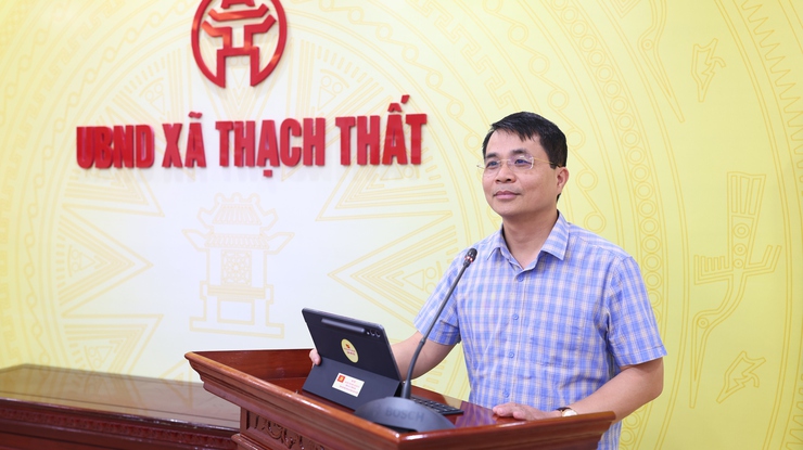 HỘI NGHỊ KÝ KẾT CHƯƠNG TRÌNH PHỐI HỢP GIỮA BAN XÂY DỰNG ĐẢNG VỚI UBND, BAN CHỈ HUY QUÂN SỰ VÀ CÔNG AN XÃ THẠCH THẤT GIAI ĐOẠN 2026 – 2030- Ảnh 2.