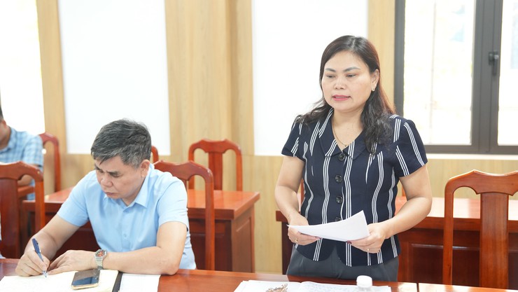 Đồng chí Bí thư Đảng uỷ, Chủ tịch HĐND xã làm việc với Ban Thường trực UB MTTQ và các tổ chức chính trị - xã hội về kết quả công tác quý I, triển khai nhiệm vụ trọng tâm quý II/2026- Ảnh 4.