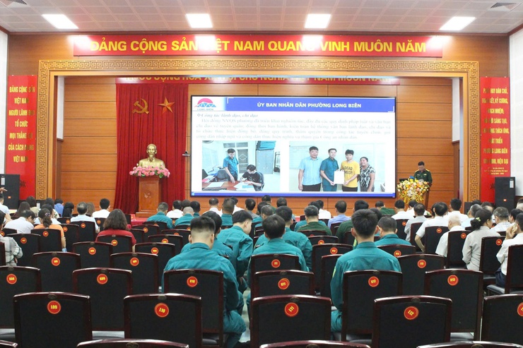Hoàn thành 100% chỉ tiêu: Phường Long Biên tổng kết công tác tuyển quân năm 2026- Ảnh 2.