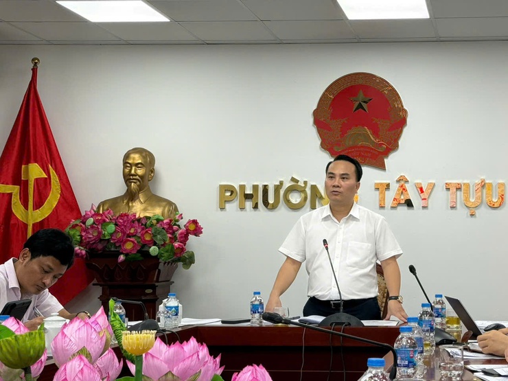 UBND phường Tây Tựu chỉ đạo triển khai các nhiệm vụ trọng tâm quý II/2026- Ảnh 3.