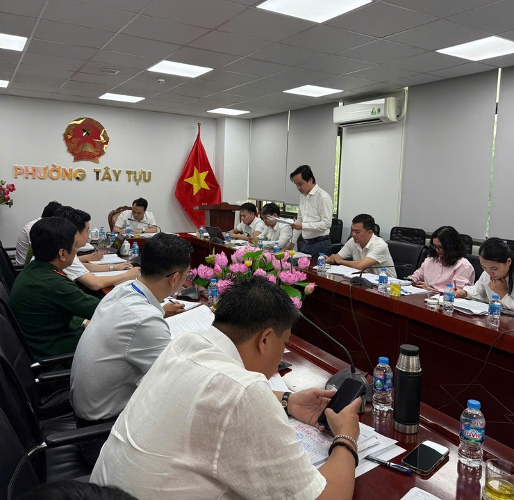 UBND phường Tây Tựu chỉ đạo triển khai các nhiệm vụ trọng tâm quý II/2026- Ảnh 1.