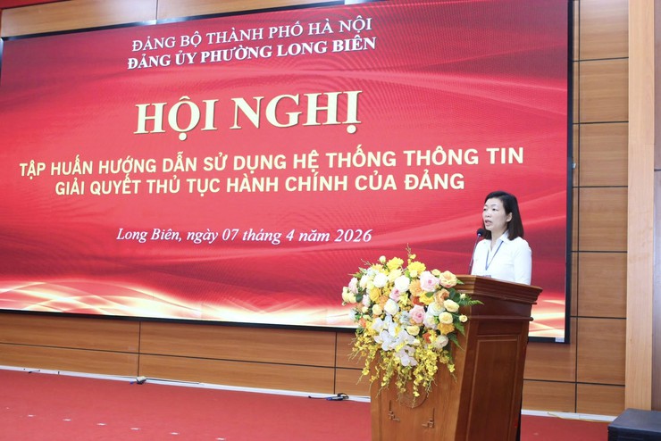 Phường Long Biên đẩy mạnh chuyển đổi số trong công tác Đảng- Ảnh 1.