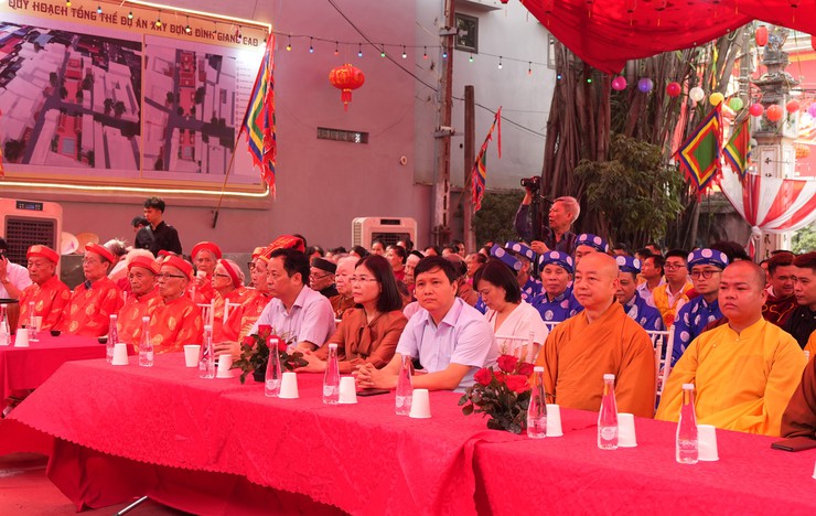 Xã Bát Tràng hạ giải đình làng Giang Cao, phục vụ công tác trùng tu tôn tạo di tích- Ảnh 1.