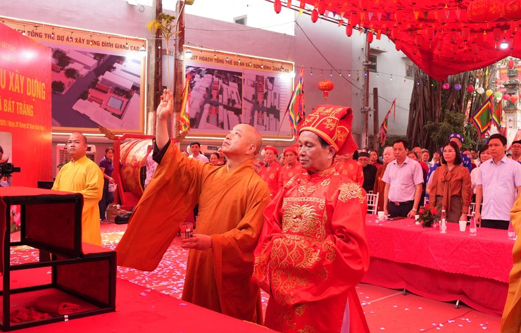 Xã Bát Tràng hạ giải đình làng Giang Cao, phục vụ công tác trùng tu tôn tạo di tích- Ảnh 3.