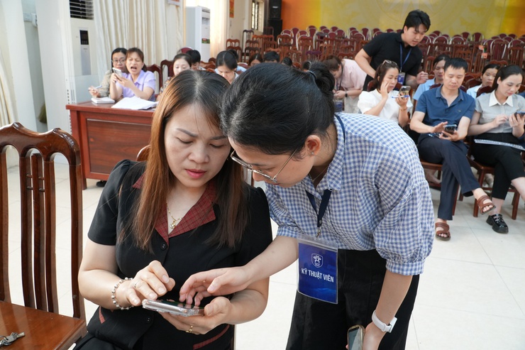 UBND xã Chuyên Mỹ đã tổ chức hội nghị tập huấn sử dụng hệ thống Hanoi Word- Ảnh 7.