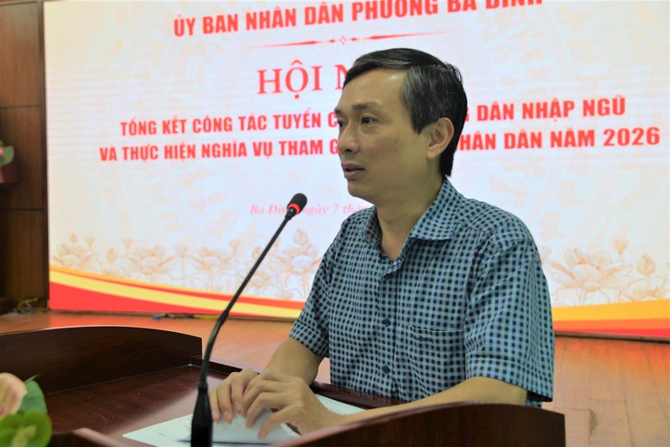 Ba Đình ghi dấu ấn trong công tác gọi công dân nhập ngũ năm 2026- Ảnh 4.