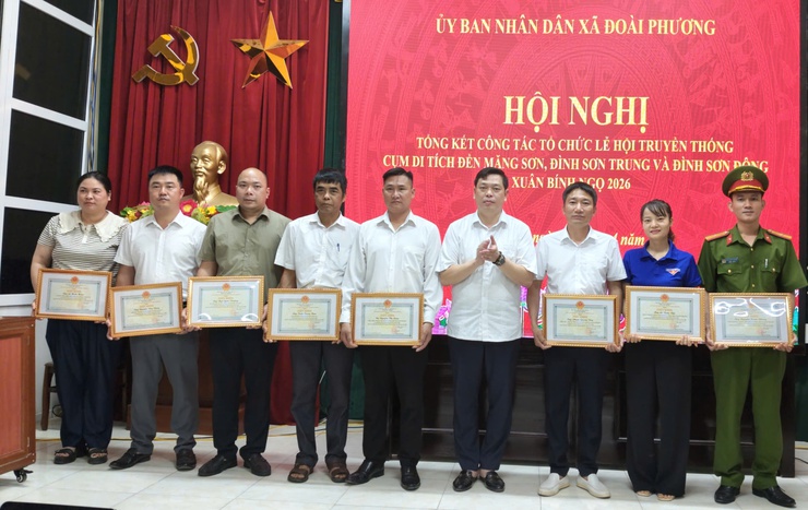 Đoài Phương tổng kết công tác tổ chức Lễ hội truyền thống Cụm di tích Đền Măng Sơn – Đình Sơn Trung – Đình Sơn Đông Xuân Bính Ngọ 2026- Ảnh 4.