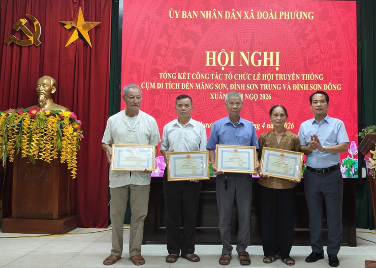 Đoài Phương tổng kết công tác tổ chức Lễ hội truyền thống Cụm di tích Đền Măng Sơn – Đình Sơn Trung – Đình Sơn Đông Xuân Bính Ngọ 2026- Ảnh 5.