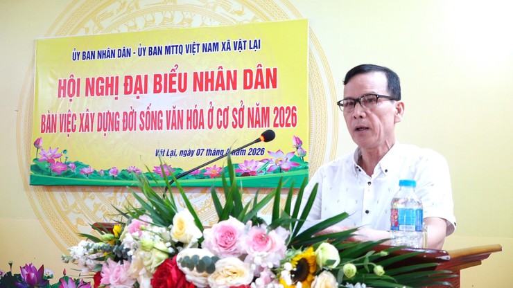 Xã Vật Lại tổ chức hội nghị đại biểu Nhân dân bàn về xây dựng đời sống văn hóa ở cơ sở năm 2026- Ảnh 6.