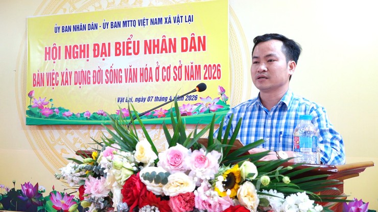 Xã Vật Lại tổ chức hội nghị đại biểu Nhân dân bàn về xây dựng đời sống văn hóa ở cơ sở năm 2026- Ảnh 7.