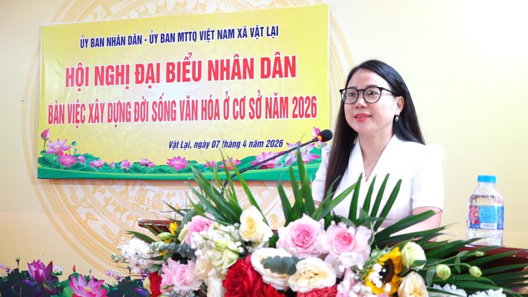 Xã Vật Lại tổ chức hội nghị đại biểu Nhân dân bàn về xây dựng đời sống văn hóa ở cơ sở năm 2026- Ảnh 8.