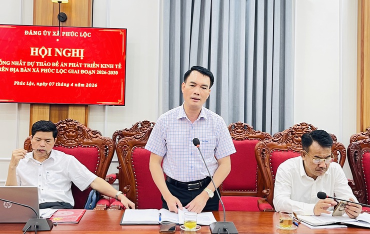 Đảng uỷ xã Phúc Lộc thống nhất dự thảo Đề án phát triển kinh tế trên địa bàn xã giai đoạn 2026-2030- Ảnh 5.