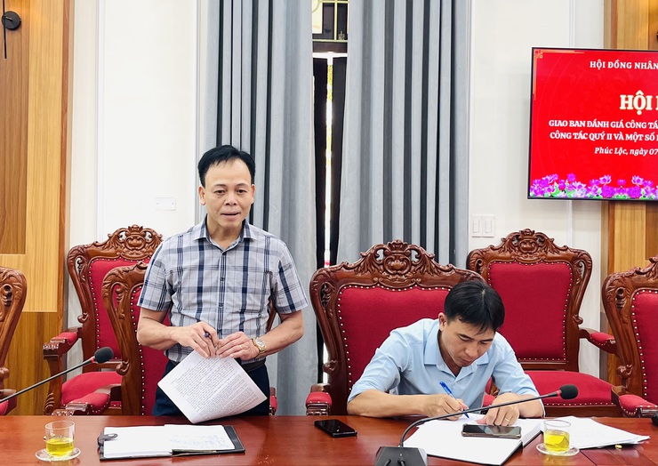 HĐND xã Phúc Lộc giao ban quý I, triển khai nhiệm vụ quý II năm 2026- Ảnh 6.