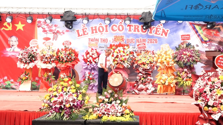 Lễ hội truyền thống làng Thọ ( xã Mỹ Đức) lan toả các giá trị văn hoá truyền thống- Ảnh 2.