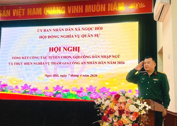 Ngọc Hồi: Tổ chức Hội nghị Tổng kết công tác tuyển quân năm 2026- Ảnh 2.