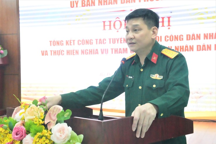 Ba Đình ghi dấu ấn trong công tác gọi công dân nhập ngũ năm 2026- Ảnh 2.