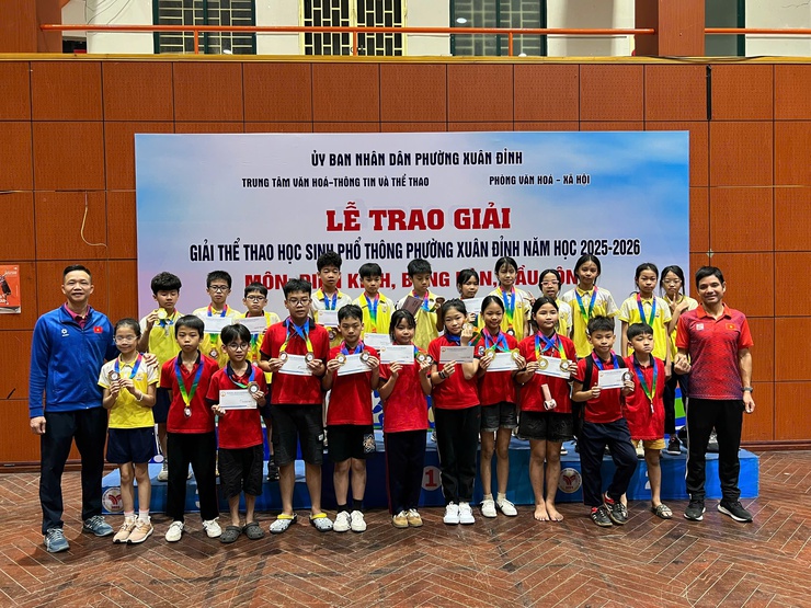 Sôi động Giải thể thao học sinh phường Xuân Đỉnh 2026- Ảnh 4.